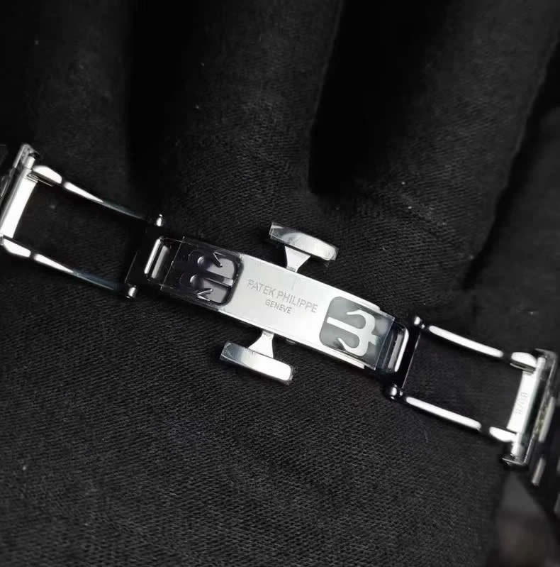 Patek Philippe Nautilus 5712 5711 5726 5811 Strap with Steel Deployment Clasp 