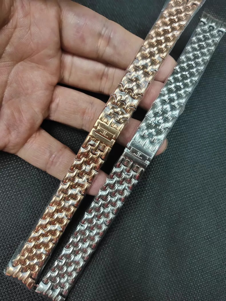 Authentic Jaeger-LeCoultre Rendez-Vous collection steel bracelet for women, 16mm