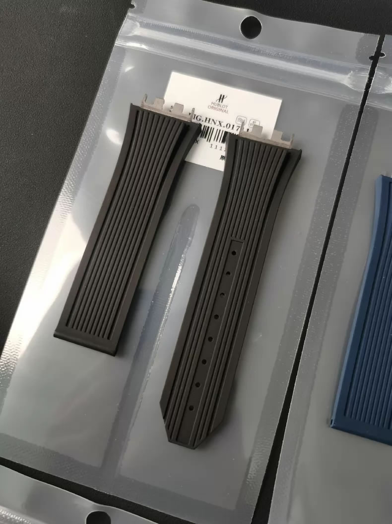 Genuine Hublot Big BANG BIG Fluor rubber watch strap 441.NX.1170.RX