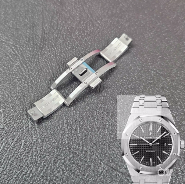 Original Buckle Compatible with Audemars Piguet Royal Oak Stainless Steel Watch Bands (Models 26331, 15400, 15500)