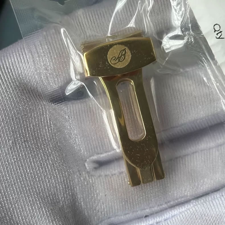 Breguet-Style Leather Strap Single Folding Buckle, 18 mm