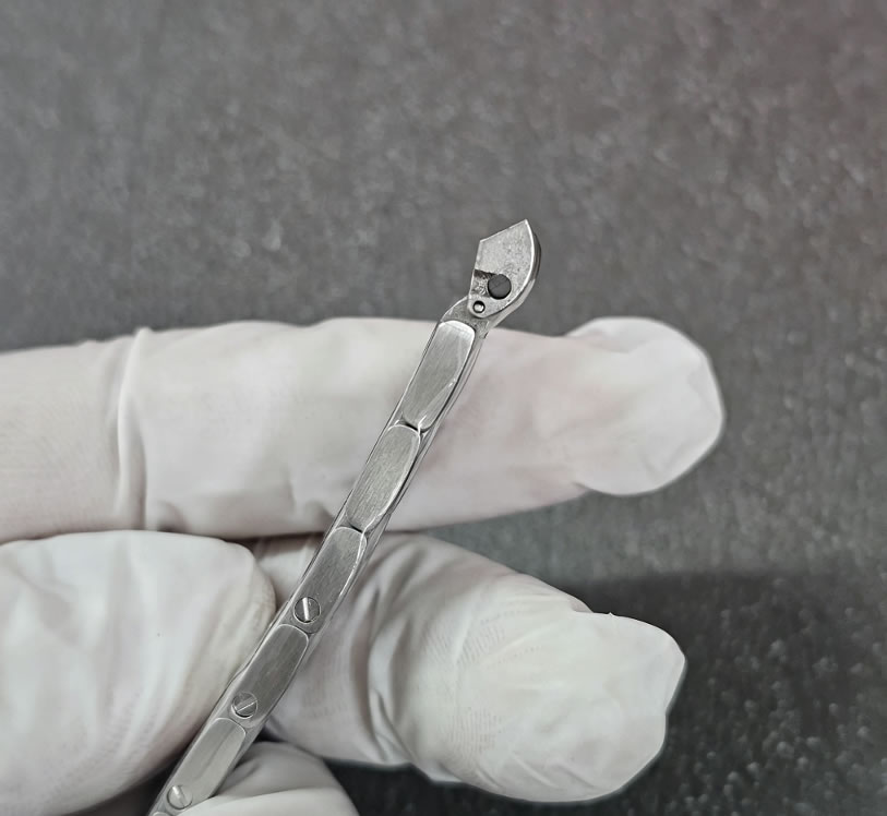Stainless Steel Micro-Adjustable Folding Clasp for the Omega Seamaster 300 and the New 210 Watch