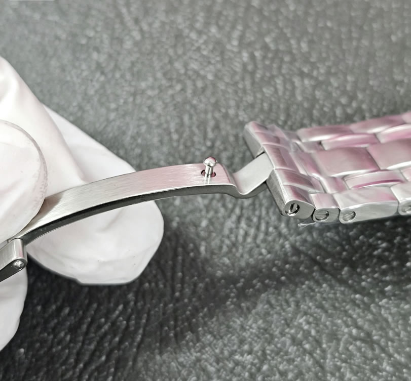 Stainless Steel Micro-Adjustable Folding Clasp for the Omega Seamaster 300 and the New 210 Watch
