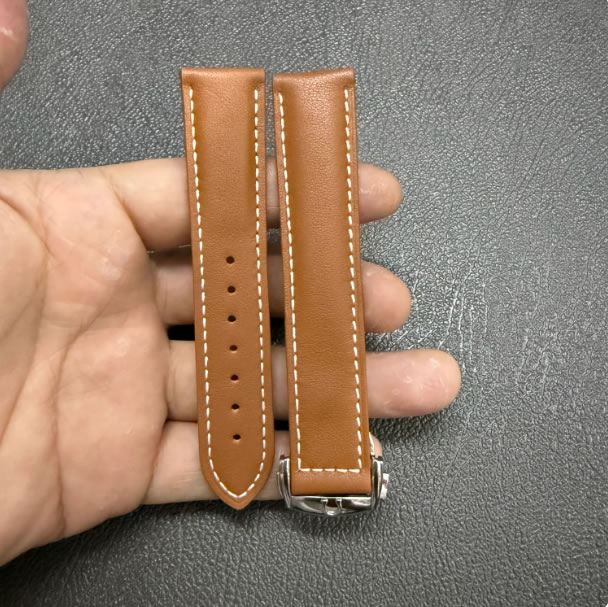 Omega Seamaster 150 Orange Hands‌ 231/220 Genuine Leather Strap, 20 mm