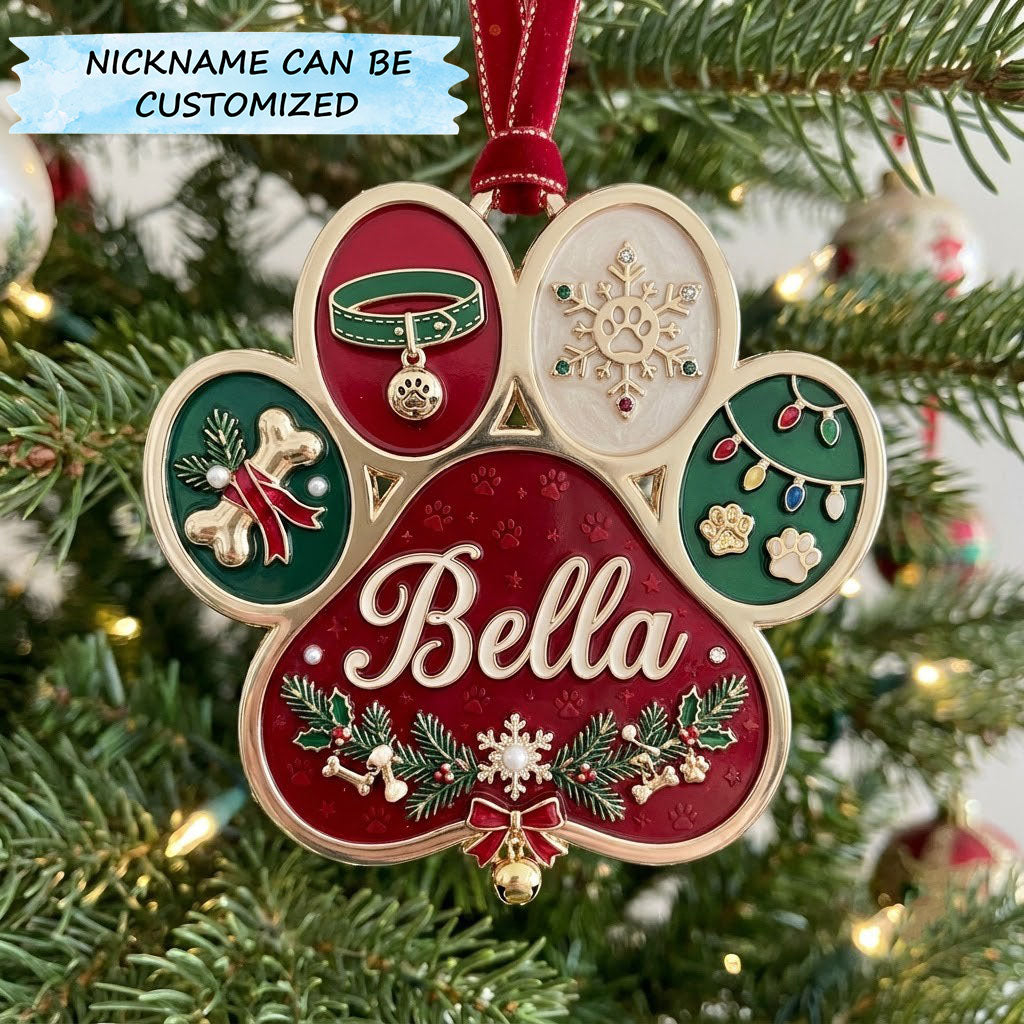 Christmas Pet Christmas Mica Ornament