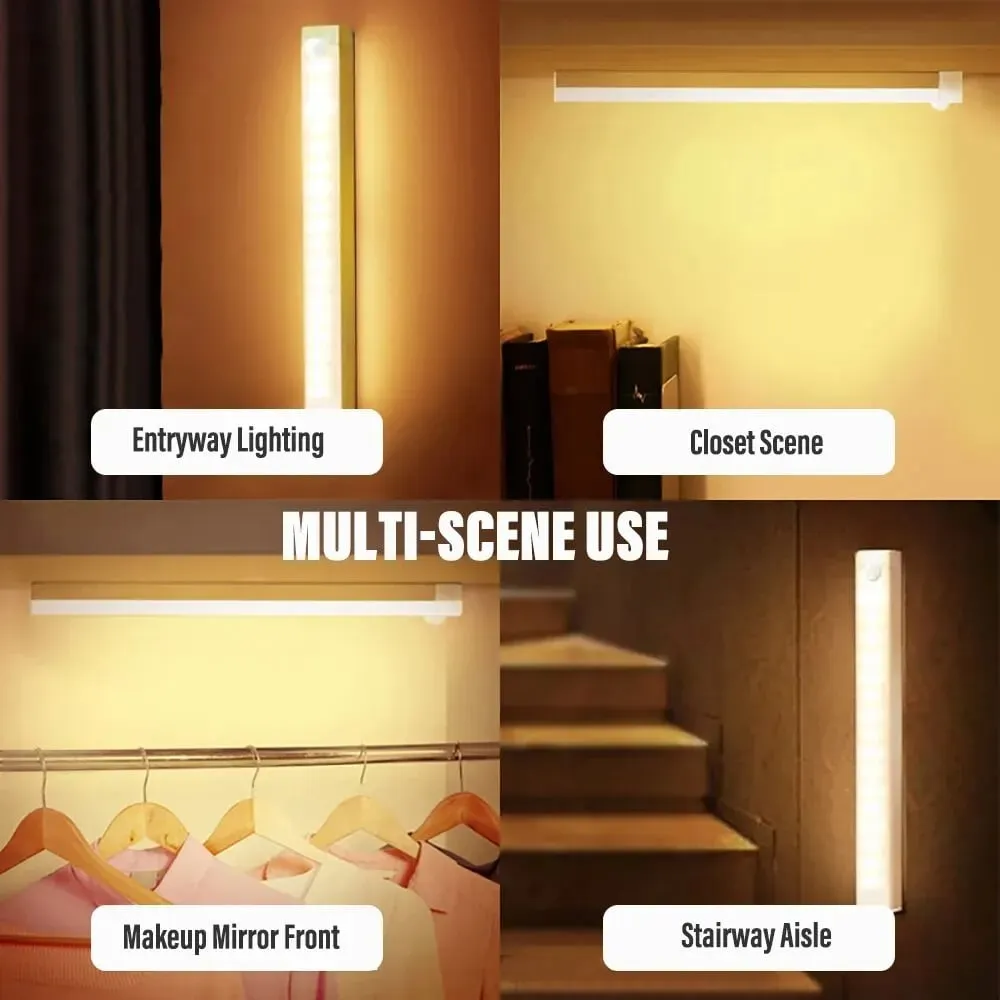 🔥Last Day Promotion - 70% OFF✨Punch-free Smart Sensor Magnetic Rechargeable LED Lights