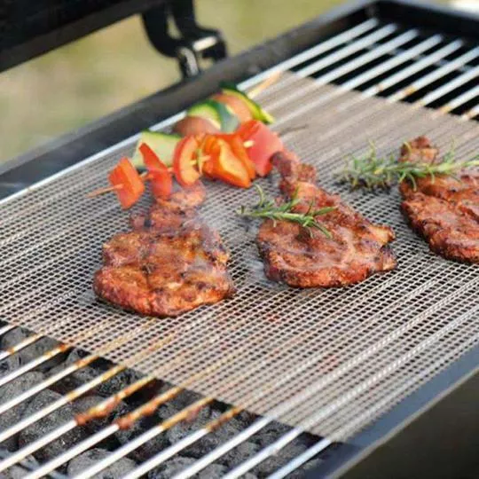 Non-stick BBQ Grill Mesh Mat-Grand Kitchen