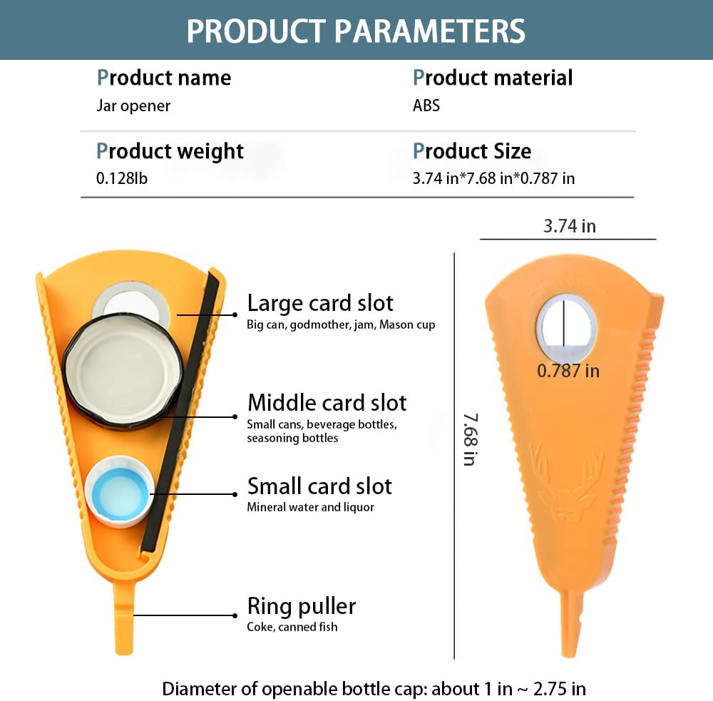 Carrot Multifunctional 4 in 1 Bottle Opener-Grand Kitchen