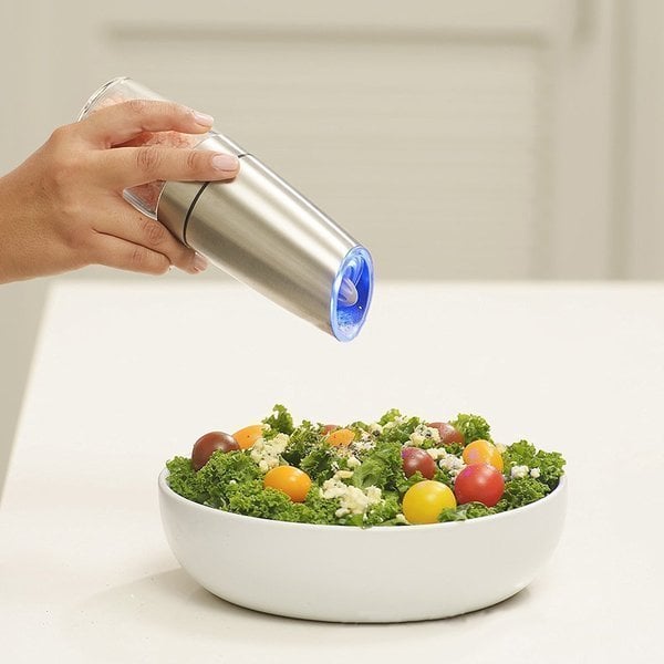 Automatic Electric Gravity Induction Salt/Pepper Grinder-Grand Kitchen