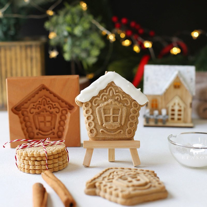 🔥HOT SALE-49% OFF⏰💖WOOD PATTERNED COOKIE CUTTER - EMBOSSING MOLD FOR COOKIES-Grand Kitchen