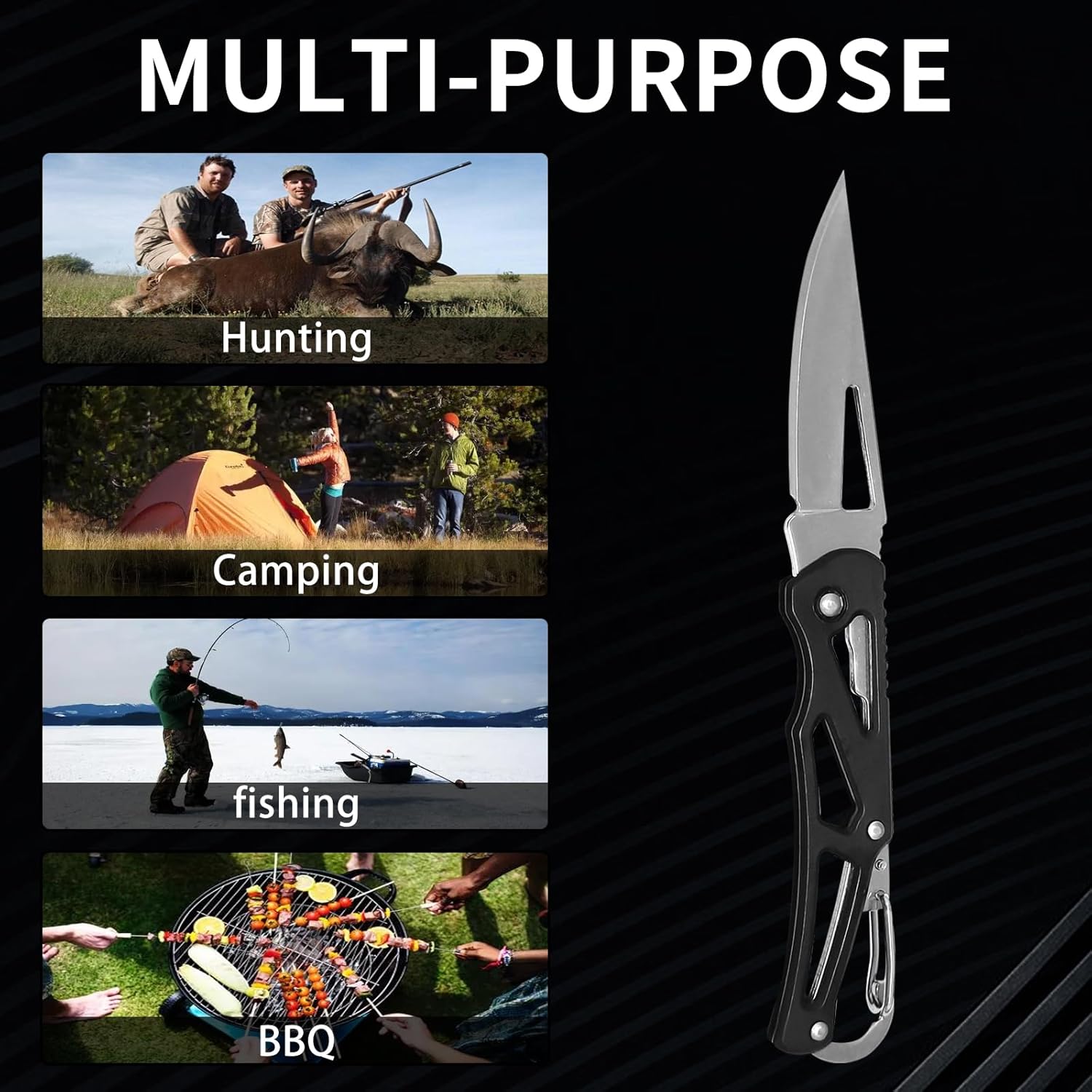 ⏰Final 7-hour Only 14.99💥🔪-Handmade one-of-a-kind outdoor tactical knife💪