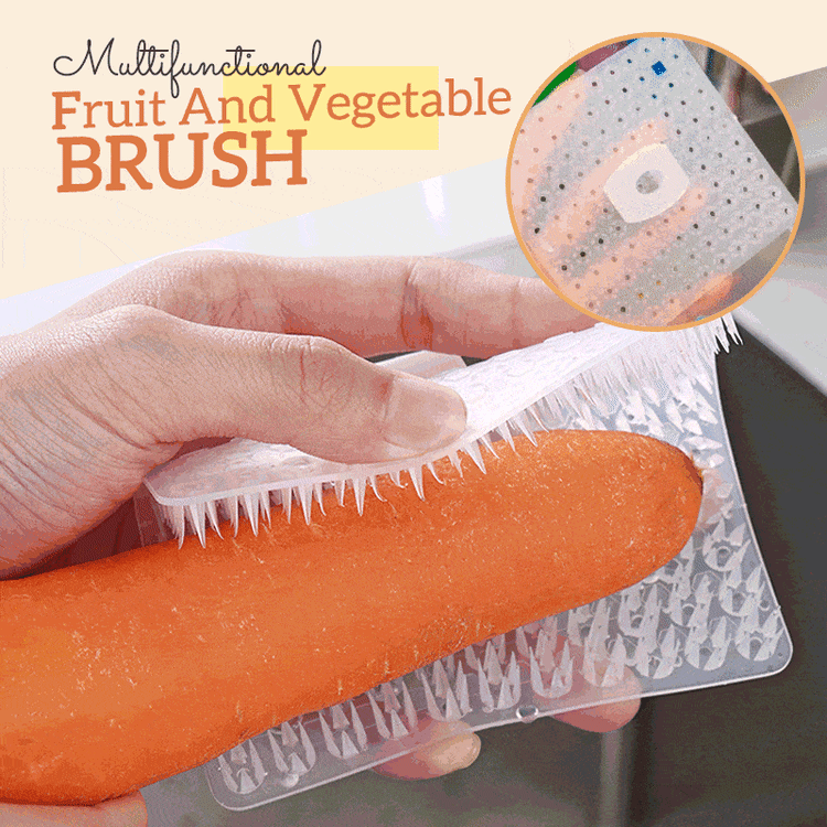 Multifunctional Fruit And Vegetable Brush-Grand Kitchen