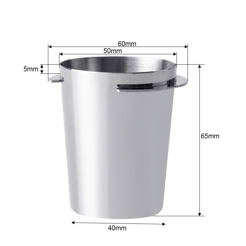 Coffee Dosing Cup Stainless Steel Powder Part Fit Espresso Tampers-Grand Kitchen