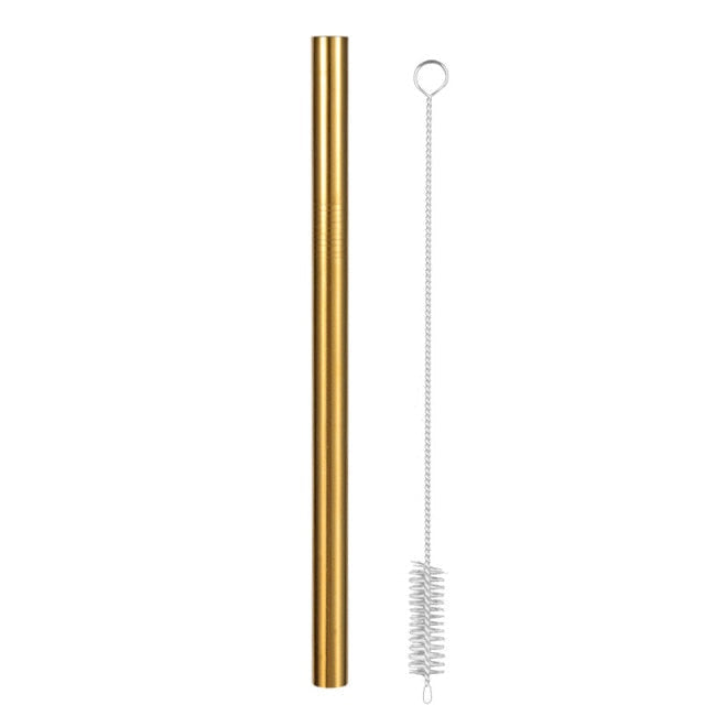 Extra Wide Straw Reusable Stainless Steel Drinking Straw Metal Straw-Grand Kitchen
