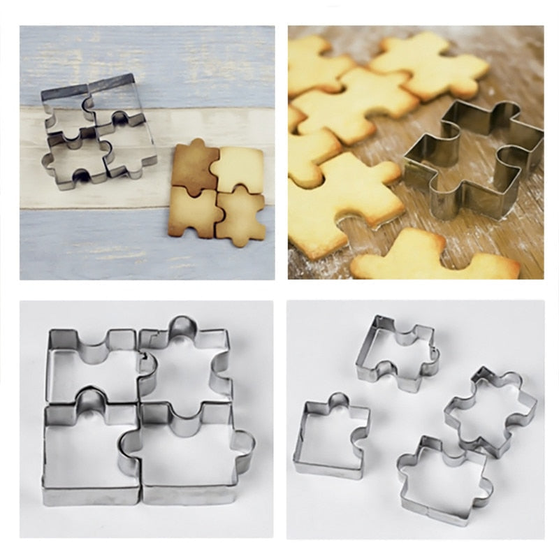3D Puzzle Shape Cookie Cutter-Grand Kitchen