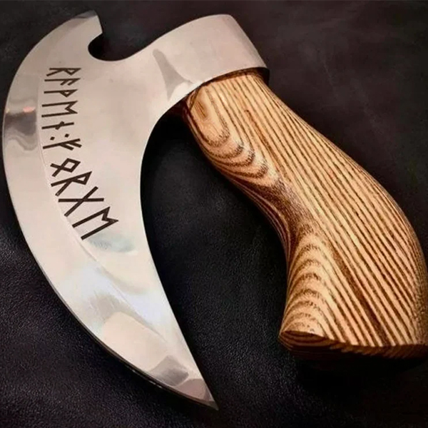 🎁Gift to Him - Viking Hatchet Handmade Pizza Cutting Axe-Grand Kitchen