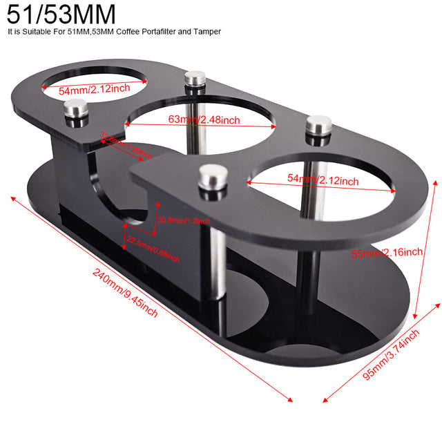 Coffee Tamper Stainless Steel Elasticity Adjustable Pressure Tamper-Grand Kitchen