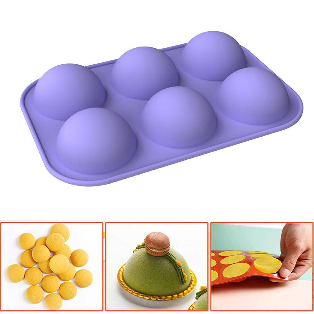 6 Holes Silicone Baking Mold-Grand Kitchen