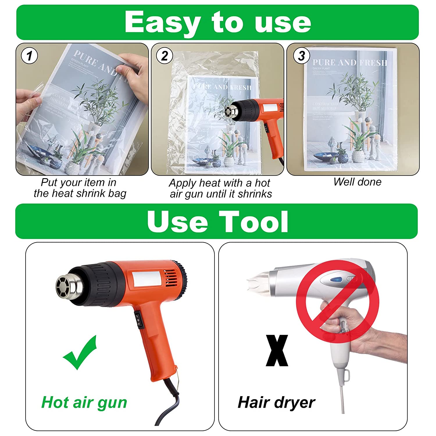 Shrink Wrap Bags-Grand Kitchen