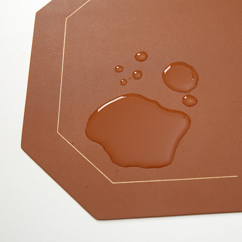 Tableware Pad Placemat Table Mat Heat Insulation Leather Bowl Coaster-Grand Kitchen