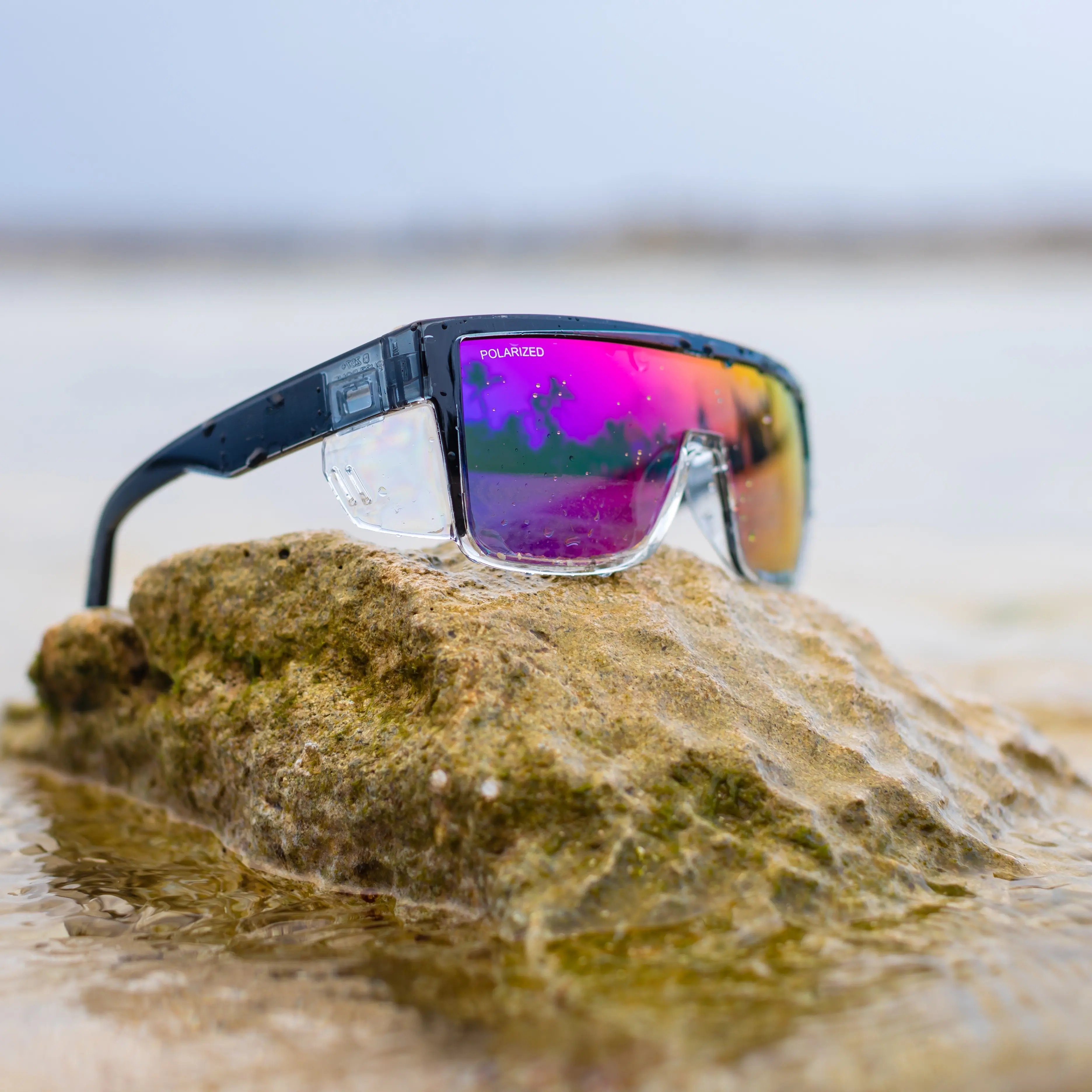 ⚡Hot Sales 49% OFF🔥ANSI Z87+ Safety Sunglasses Mirrored Colored Lens Side Protection Removable Side Shields Eye Protection