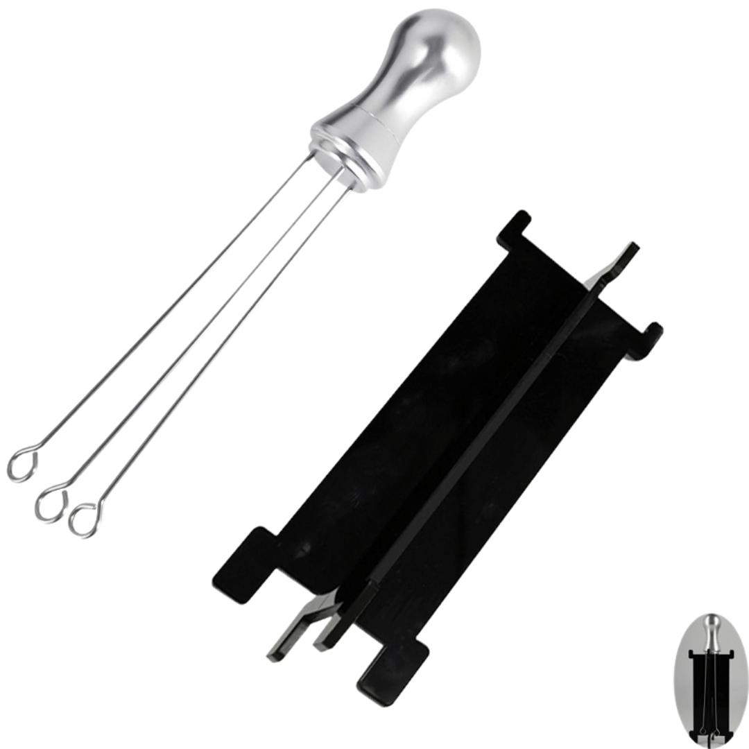 Coffee Tamper Stainless Steel Elasticity Adjustable Pressure Tamper-Grand Kitchen