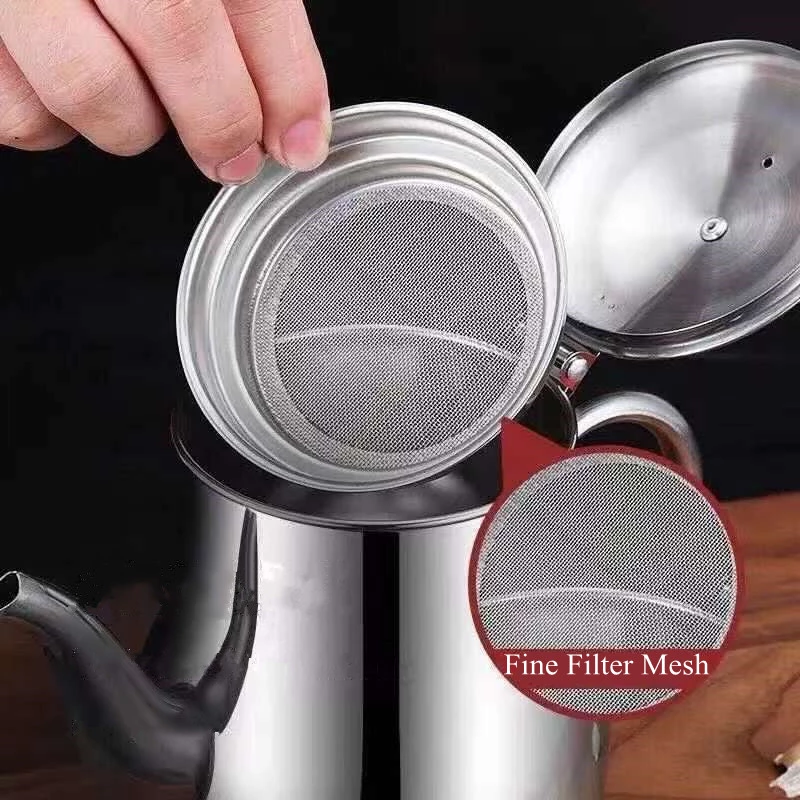 Stainless Steel Oil Filter Pot-Grand Kitchen