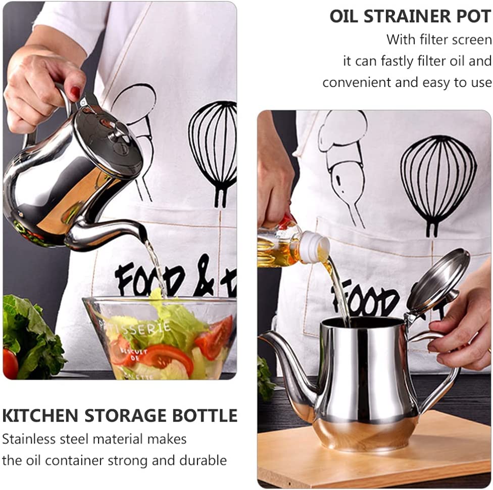 Stainless Steel Oil Filter Pot-Grand Kitchen