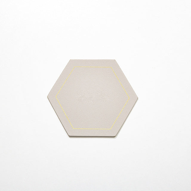 Leather Coaster Waterproof Heat Resistant Octagon Cup Coaster Cup Mat-Grand Kitchen