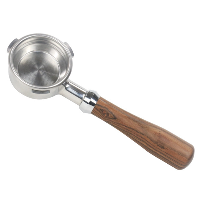 Coffee Bottomless Portafilter Group-head Coffee Machine Wooden Handle-Grand Kitchen