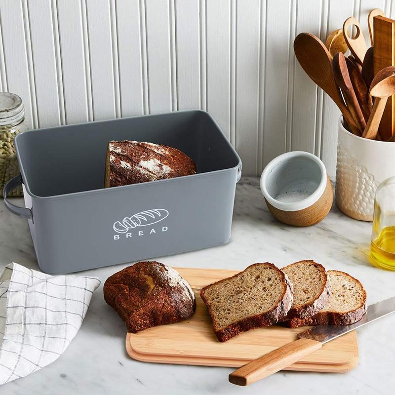 Bread Bin With Bamboo Cutting Board-Grand Kitchen