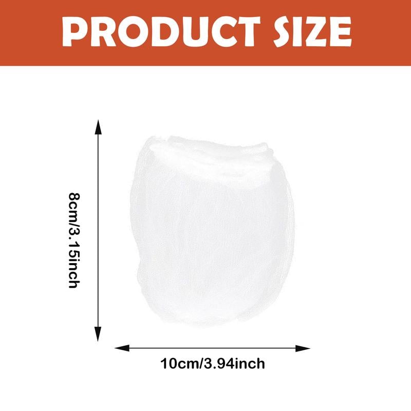 100 Counts Disposable Dishwashing Sink Drain fine mesh strainer Mesh Bag