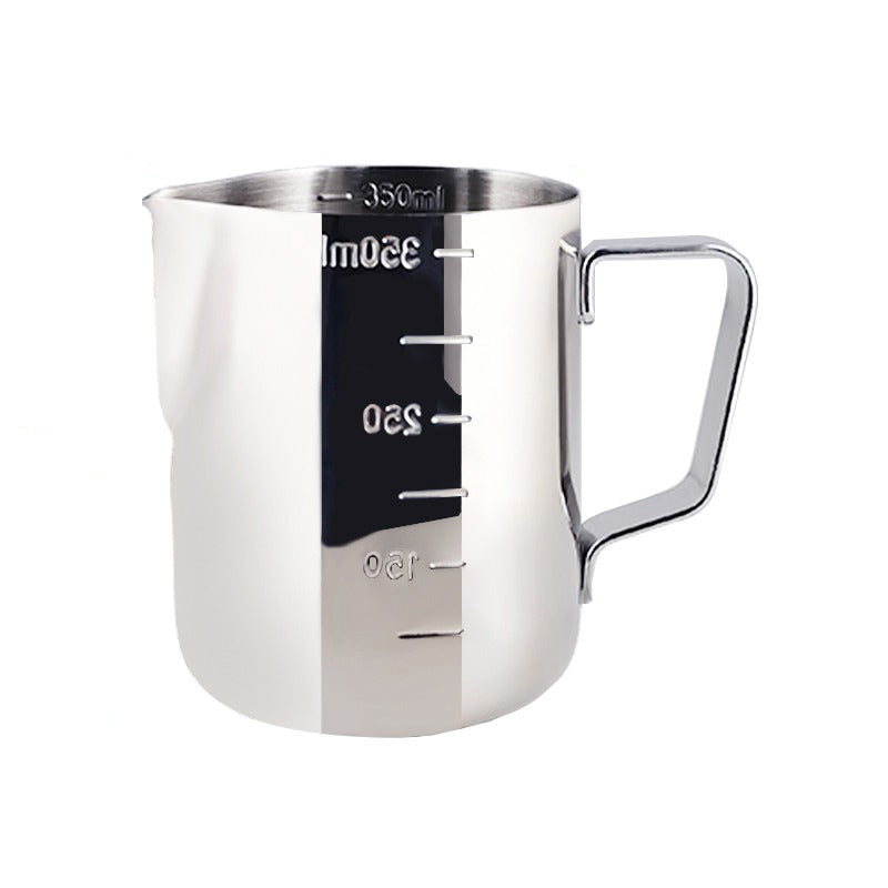 Stainless Steel Pull Flower Coffee Cup Cappuccino Cream Milk Foam Mug-Grand Kitchen