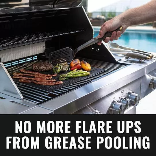 Non-stick BBQ Grill Mesh Mat-Grand Kitchen