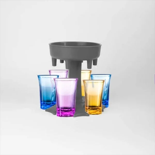 🥂6 Shot Glass Dispenser And Holder-Grand Kitchen