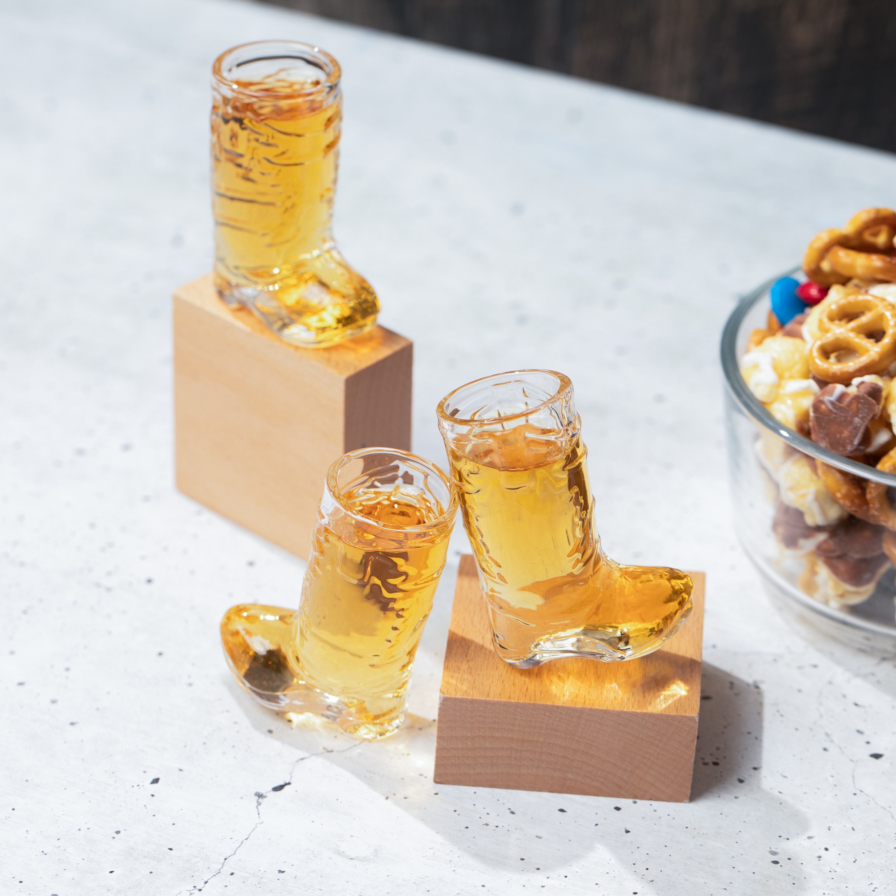 Cowboy Boot Shot Glass Set