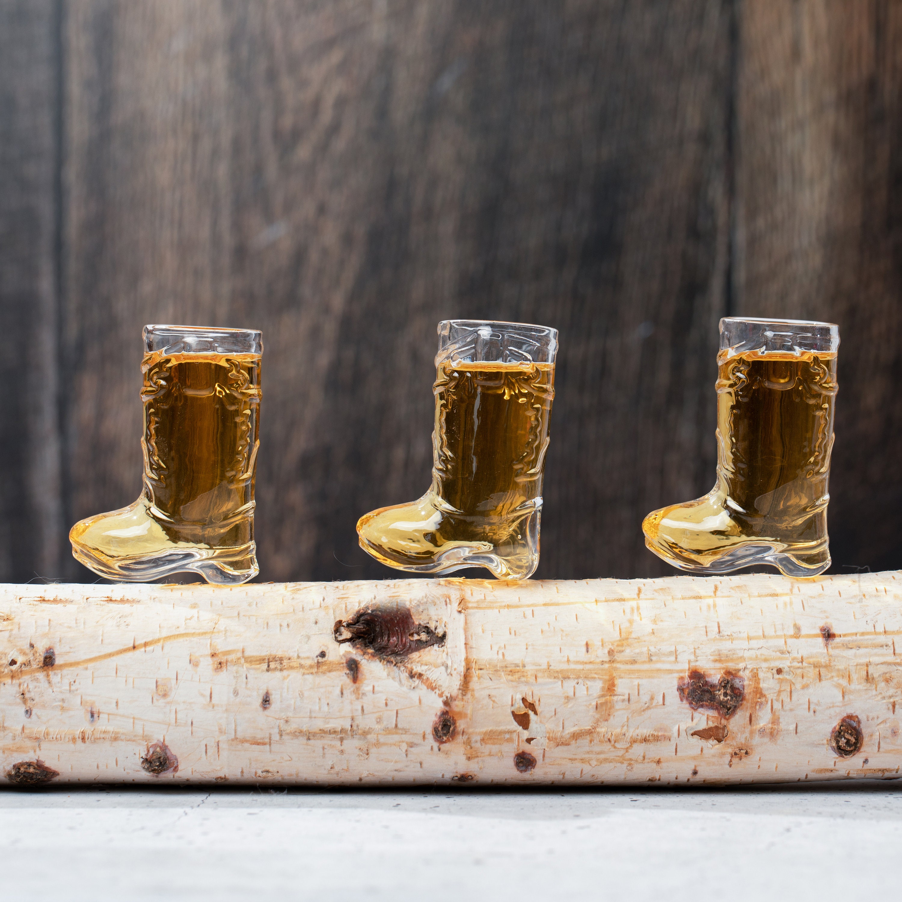 Cowboy Boot Shot Glass Set