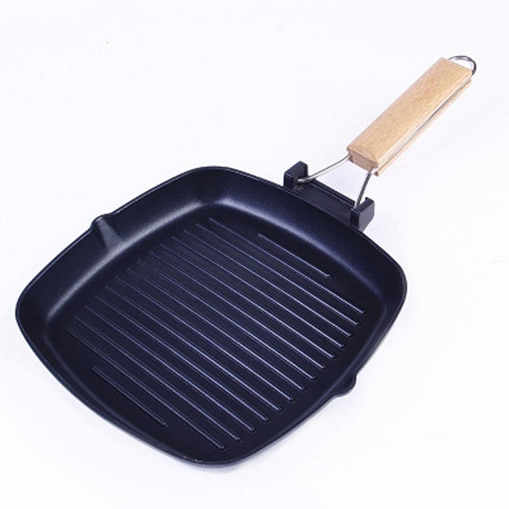 Non-sticky Cast Iron Steak Frying Pan-Grand Kitchen