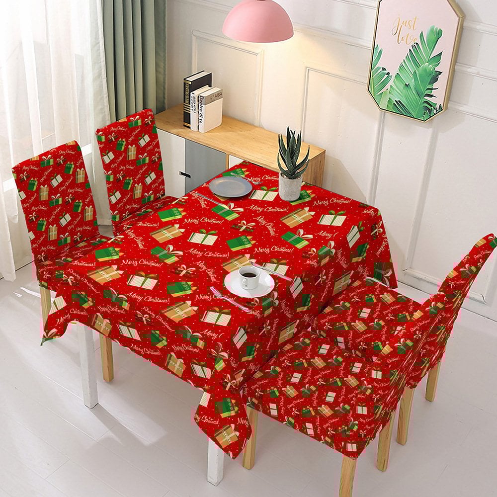 Christmas Decor Tablecloth Chair Cover Decoration-Grand Kitchen