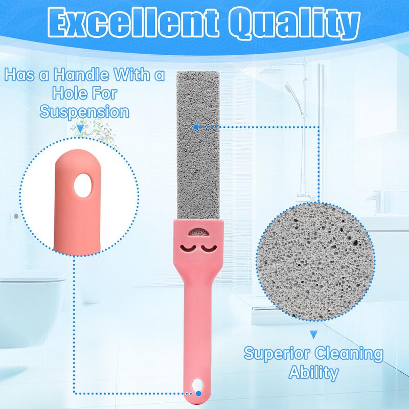 ✨12 Pack Pumice Stone for Toilet Cleaning Extra Long Handle,2 handles✨