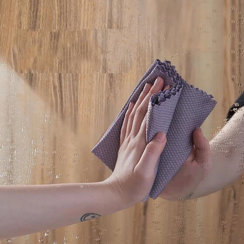 2022 Winter Best Saler Fish Scale Microfiber Polishing Cleaning Cloth-Grand Kitchen