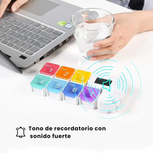 Smart Pill Organizer with Daily Alarms