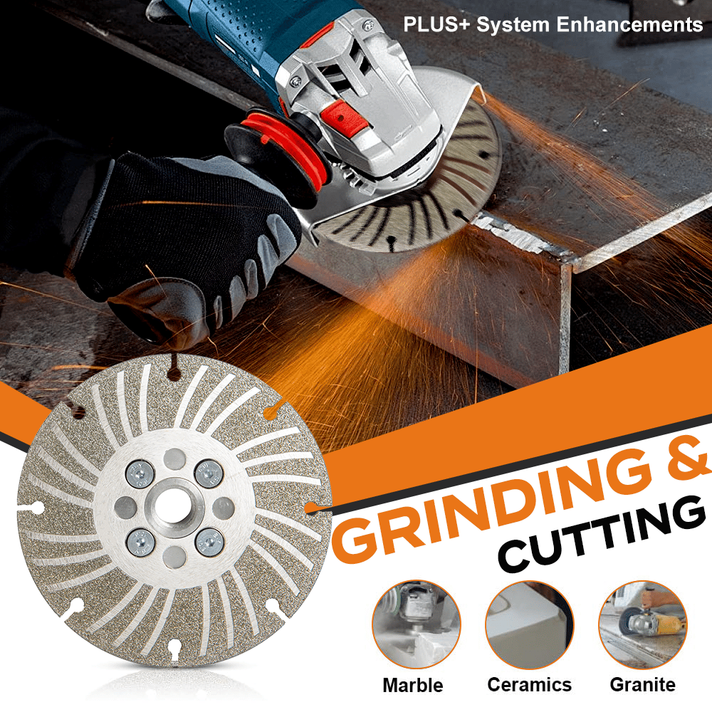  🔥LAST DAY 50% OFF-⚙️ Angle Grinding Wheel – Electroplated Diamond 4 ½" PLUS+