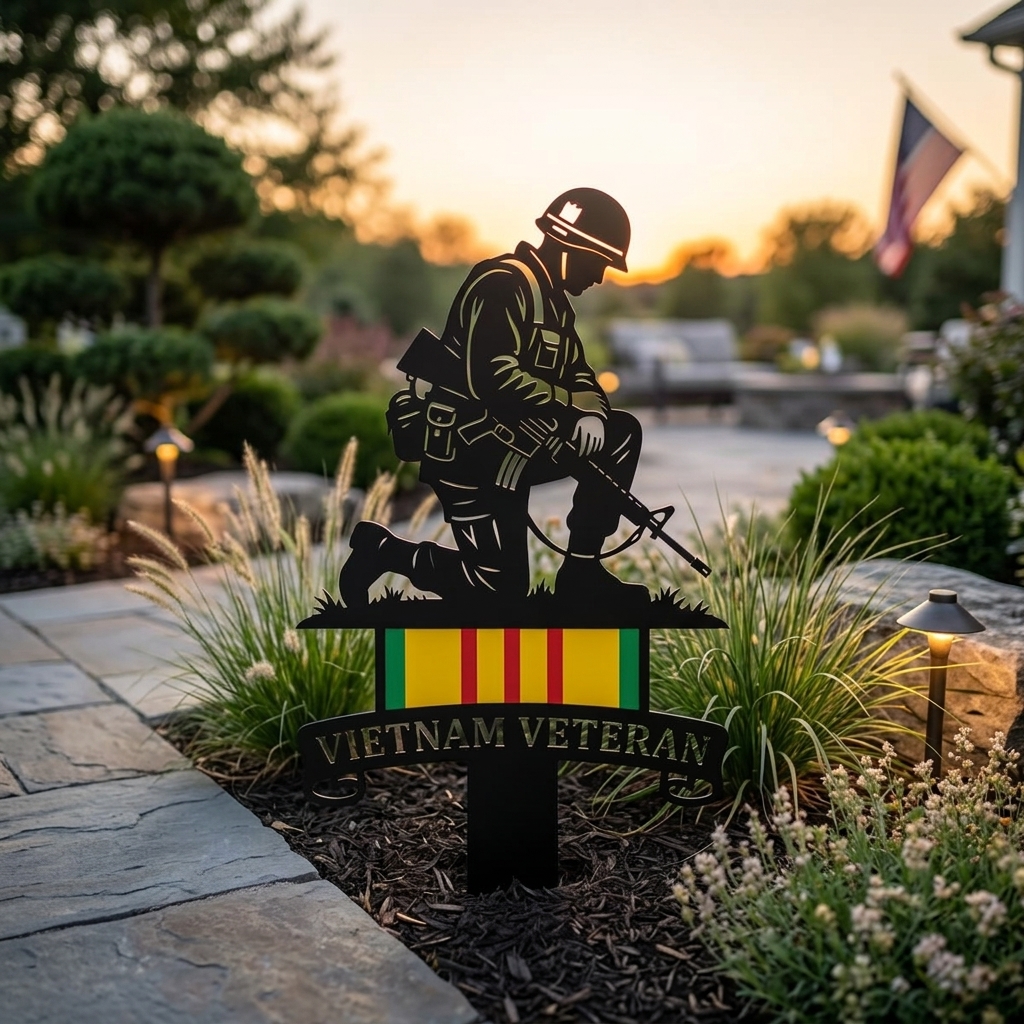 🔥Last Day 65% OFF🔥- Vietnam Veteran Tribute Garden Stake – Honor and Respect