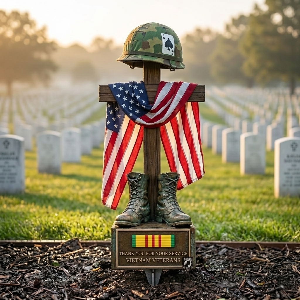 🔥Last Day 65% OFF-🎖️Vietnam Veteran Tribute Garden Stake