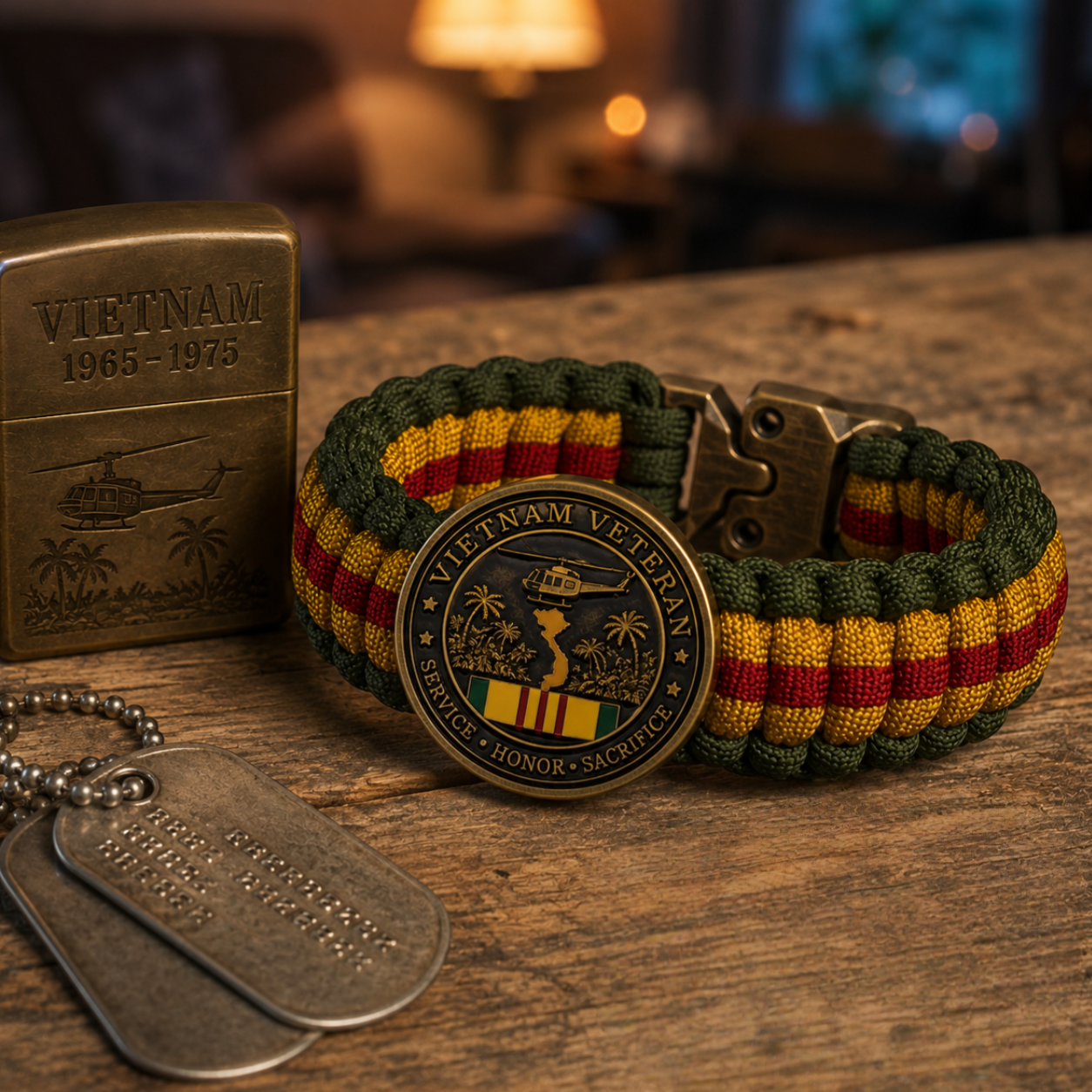 🏆Last Day Promo: 65% OFF 🎖️-Vietnam Veteran Survival Tribute Paracord Bracelet