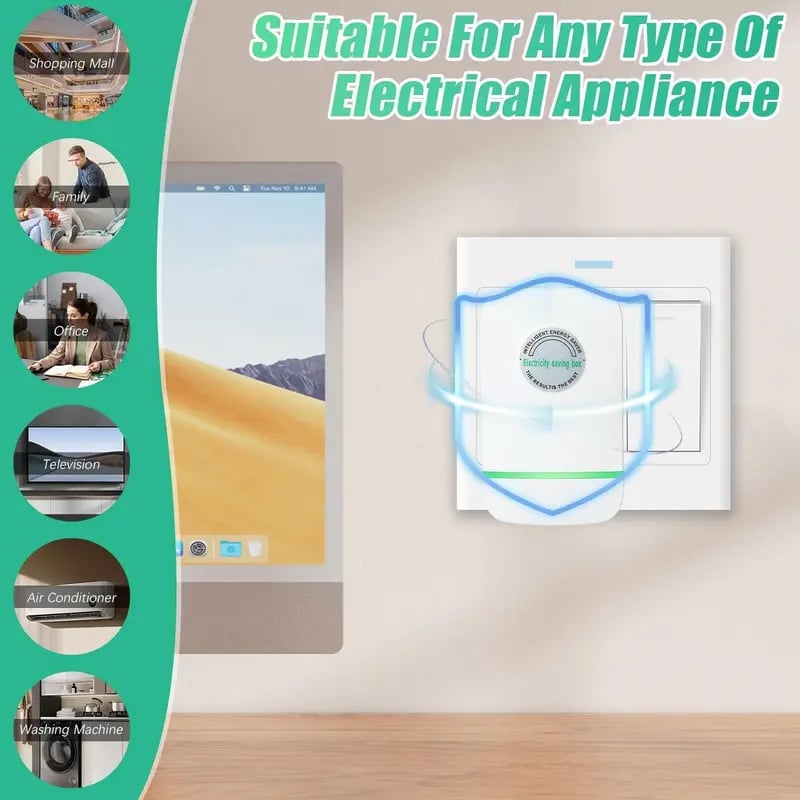 🔥Hot Sale 49% OFF🌟 Plug-in power-saving power box with American-style plugs