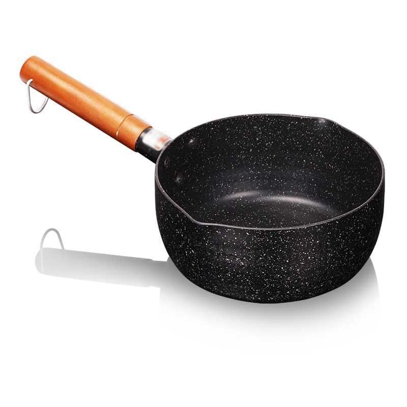 Granite Coating Sauce Pan with Wooden Handle-Grand Kitchen