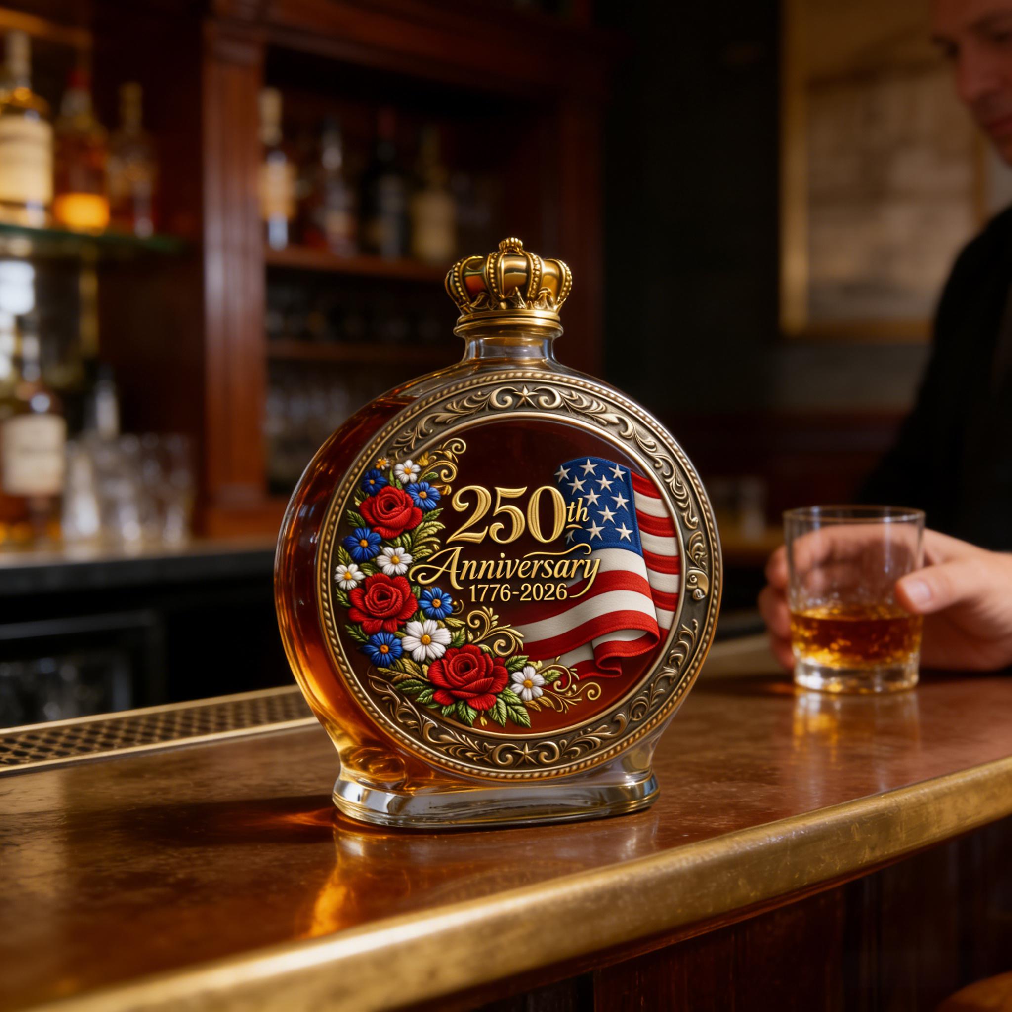 250th Anniversary Commemorative Whiskey Bottle