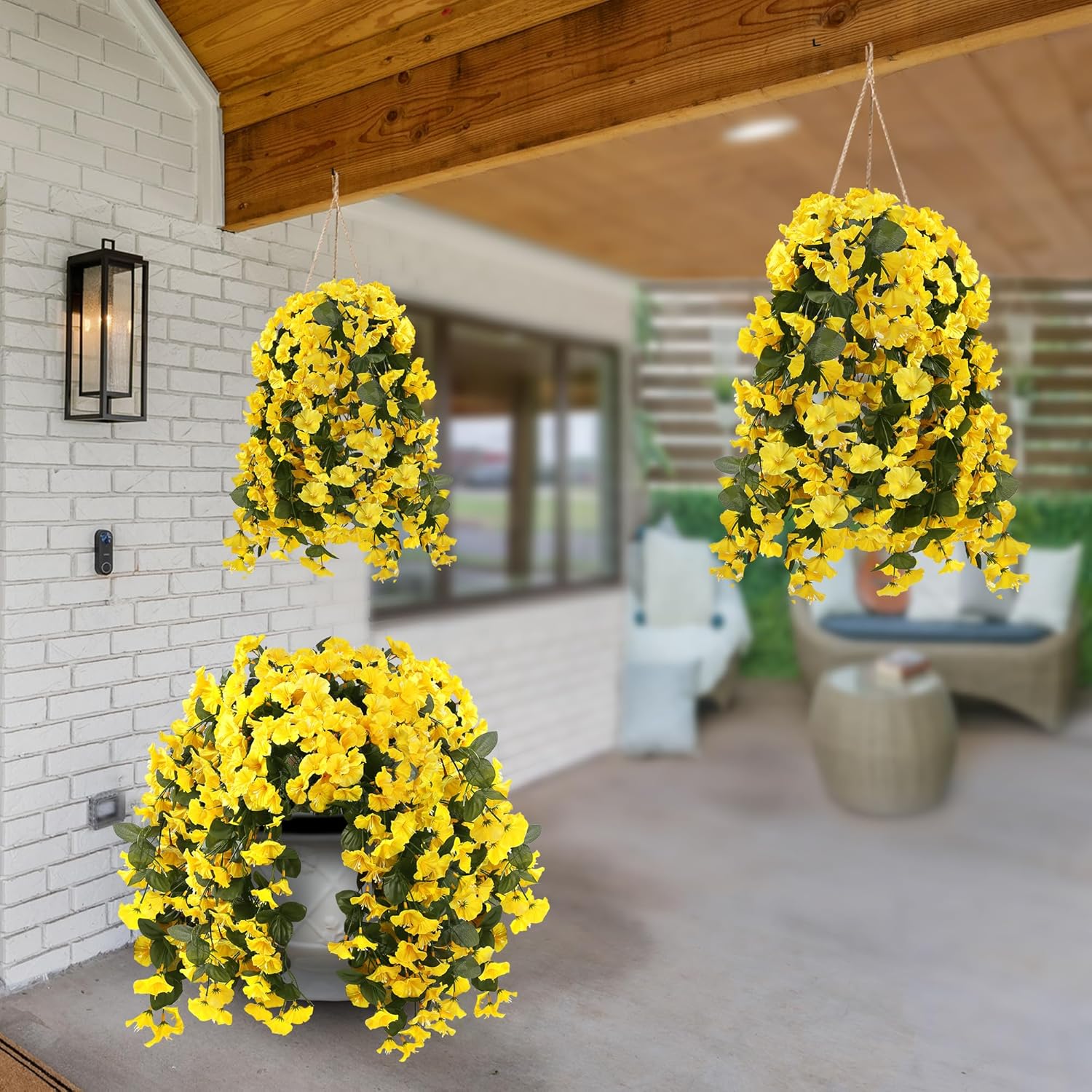 🔥Hot Sale Buy 1 Get 1 Free🌼Lifelike UV-Resistant Autumn Flowers – Waterproof, Windproof & Perfect for Fall Decor 🍂